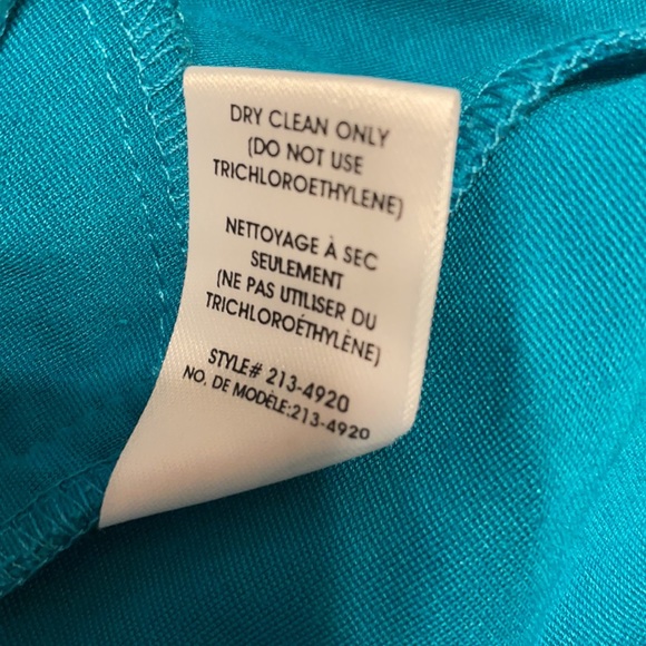 Teal Nanette Lepore Dress with lace detail - Picture 5 of 6